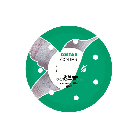 COLIBRI 3" DIAMOND BLADE – DISTAR PRECISION CUTTING FOR CERAMIC & PORCELAIN GRES