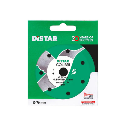 COLIBRI 3" DIAMOND BLADE – DISTAR PRECISION CUTTING FOR CERAMIC & PORCELAIN GRES