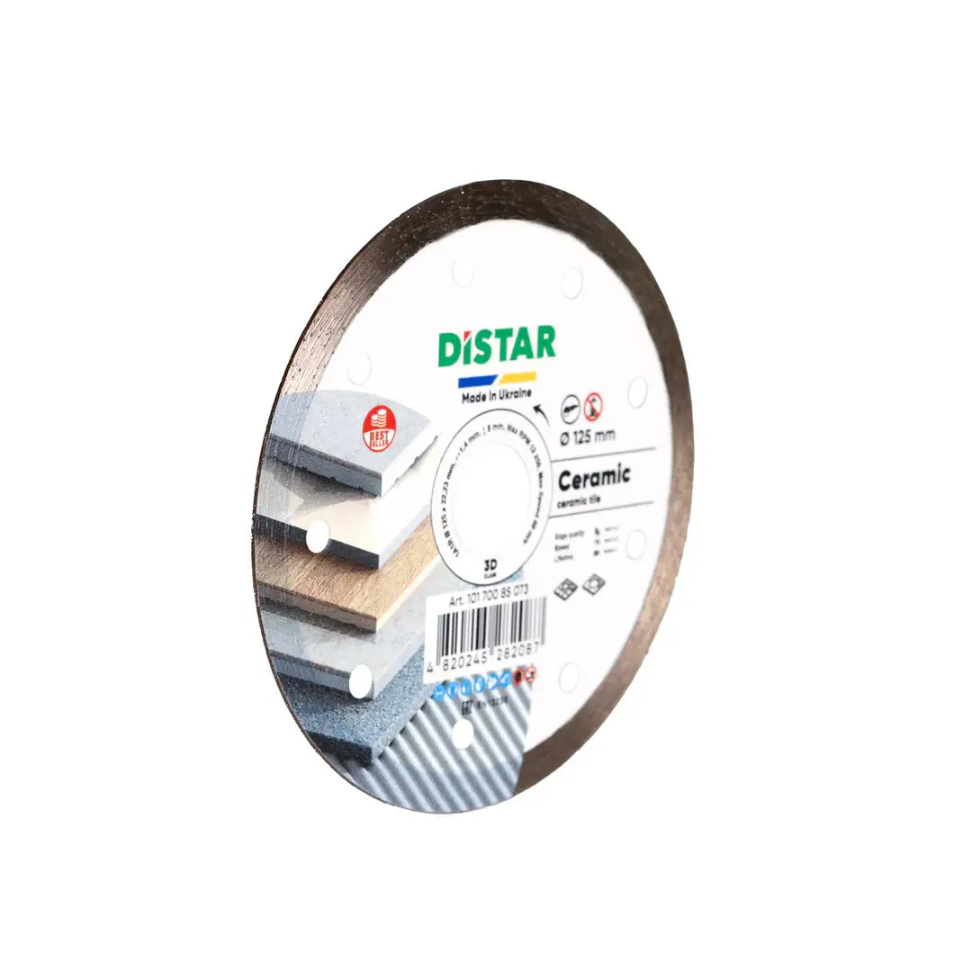 DISTAR CERAMIC 4.5"–5" DIAMOND BLADE – HIGH-PERFORMANCE TILE CUTTING FOR CERAMIC & PORCELAIN GRES
