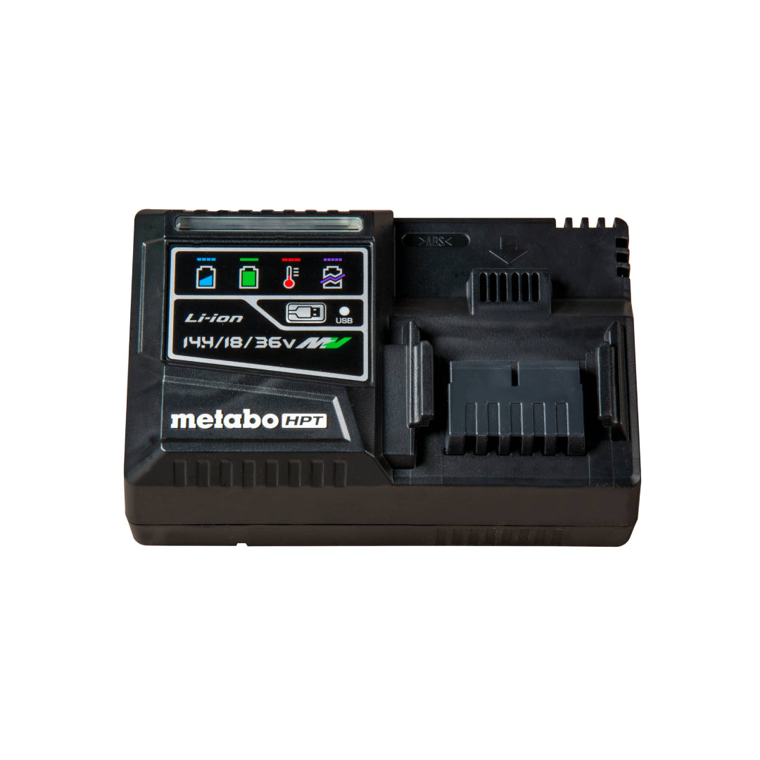 18V/36V Lithium Ion Rapid Charger w/ USB Port, 8 Amp