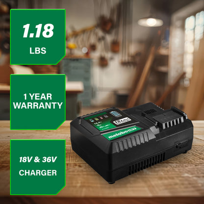 Quick Charger for MV Tabless Batteries (12Amp Charger for MV/18V Batteries)
