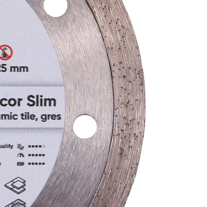 DECOR SLIM 5D DIAMOND BLADE 4.5"–5" – DISTAR ULTRA-THIN TILE CUTTING BLADE FOR CERAMIC & PORCELAIN