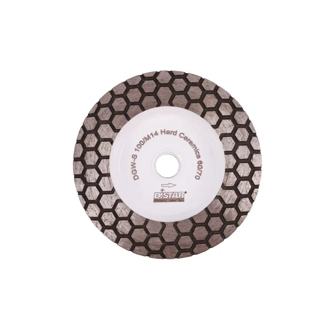 DISTAR HARD CERAMICS DGM-S 4" GRINDING CUP 5/8-11 – DISTAR GRANITE & PORCELAIN FINISHING