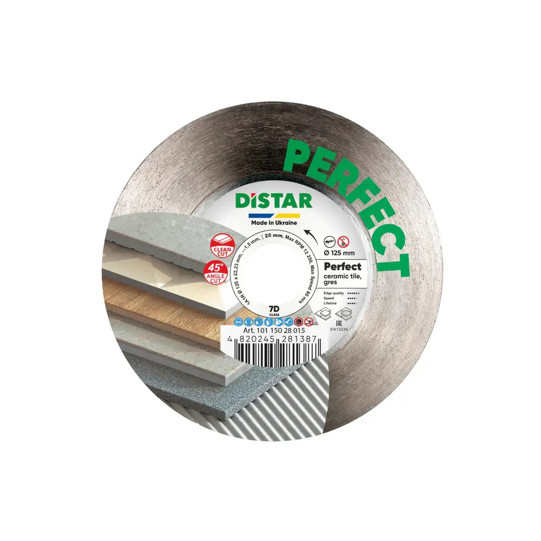 DISTAR PERFECT DIAMOND BLADE – ULTRA-CLEAN CUTTING FOR CERAMIC & PORCELAIN TILE
