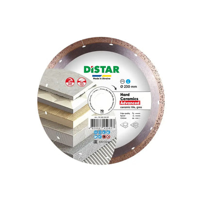 DISTAR HARD CERAMICS ADVANCED DIAMOND BLADE 7"–14" – THICK PORCELAIN & DEKTON CUTS