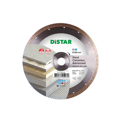DISTAR HARD CERAMICS ADVANCED DIAMOND BLADE 7"–14" – THICK PORCELAIN & DEKTON CUTS