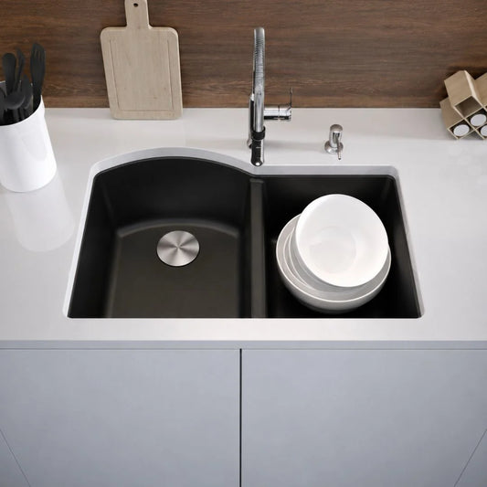 DUR-204 - Big 1-3/4 Double Bowl Granite Sink