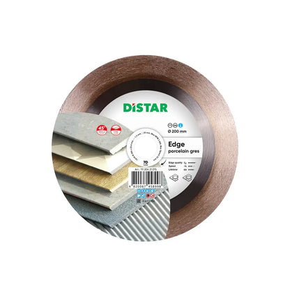 DISTAR EDGE DIAMOND BLADE 7"–10" – PRECISION 45° TILE CUTTING BLADE FOR CERAMIC & PORCELAIN