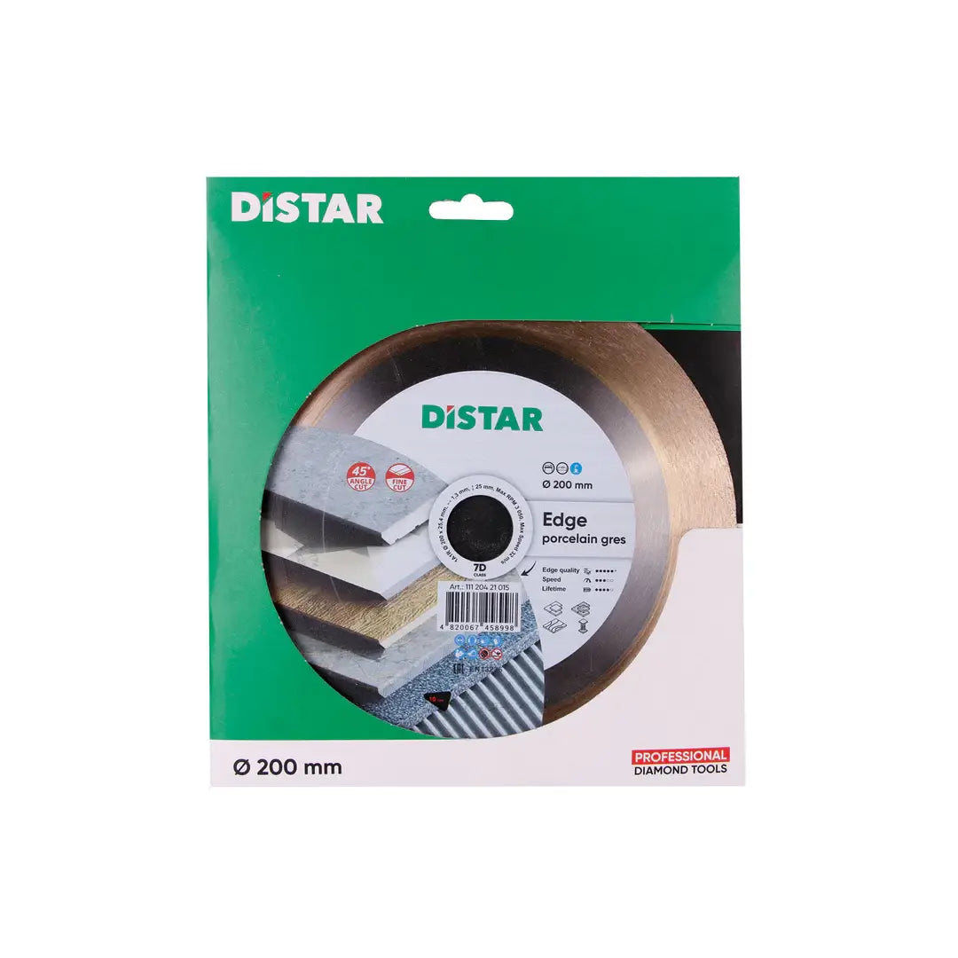 DISTAR EDGE DIAMOND BLADE 7"–10" – PRECISION 45° TILE CUTTING BLADE FOR CERAMIC & PORCELAIN