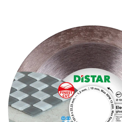 ELEGANT DIAMOND BLADE 4" – DISTAR ULTRA-CLEAN CUTTING BLADE FOR GLAZED TILE & PORCELAIN