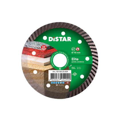 DISTAR ELITE TURBO DIAMOND BLADE 4.5"–7" FOR COLORED GRANITE – FAST, LONG-LASTING CUTS