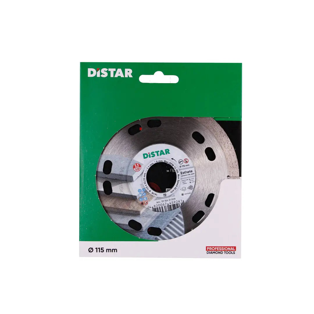 DISTAR ESTHETE DIAMOND BLADE 4.5"–5" – ULTRA-THIN PRECISION CUTTING DISC FOR CERAMIC & PORCELAIN