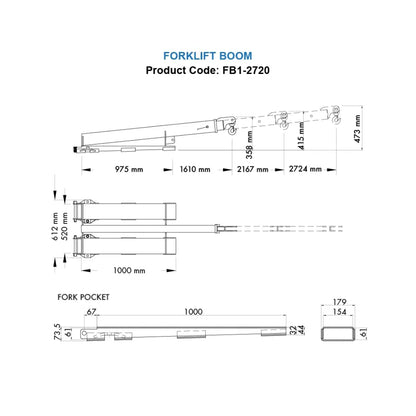 Aardwolf Forklift Boom Series