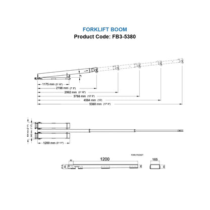 Aardwolf Forklift Boom Series