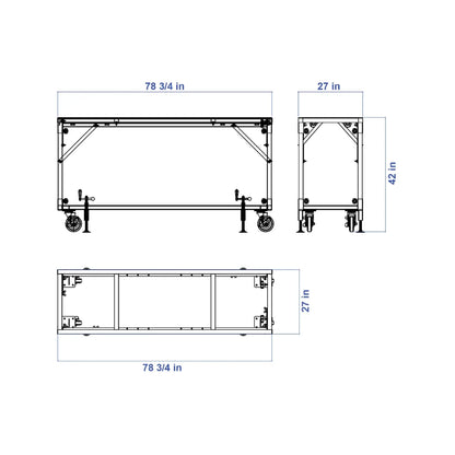 PFT01-G Premium Fabrication Table, Galvanize