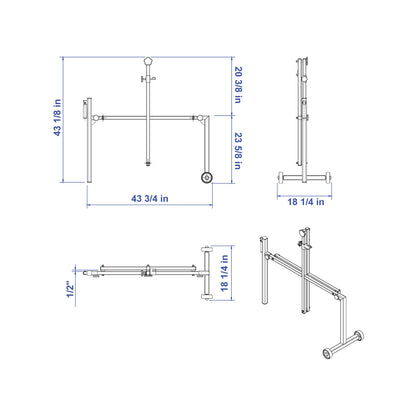FCS01 Fiberglass Cutting Stand  ( Includes Hand Saw )