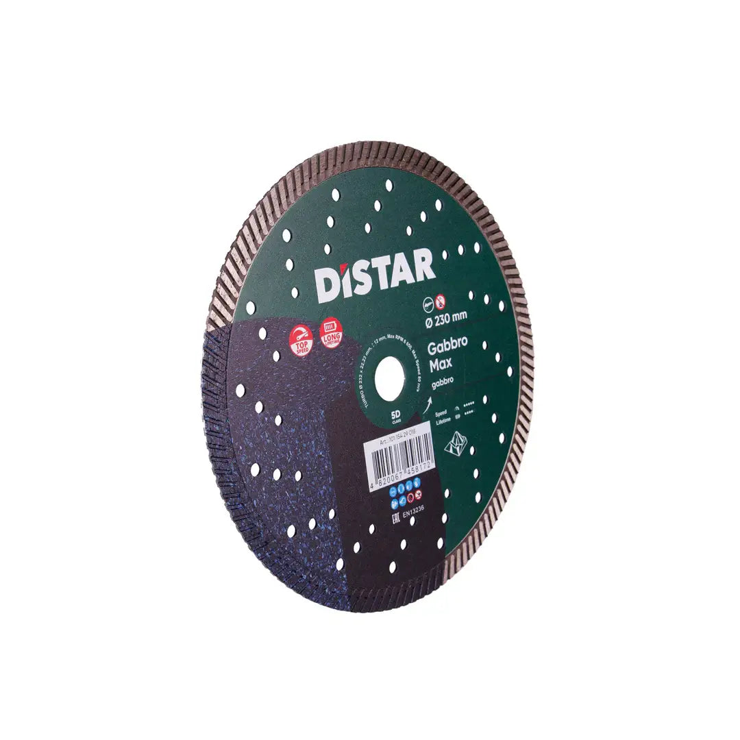 DISTAR GABBRO MAX TURBO 9" DIAMOND BLADE – HIGH-PERFORMANCE CUTTING FOR BLACK GRANITE & STONE