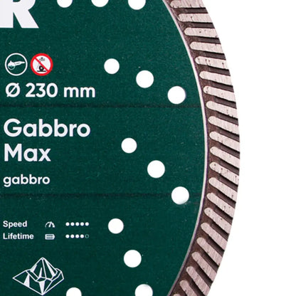 DISTAR GABBRO MAX TURBO 9" DIAMOND BLADE – HIGH-PERFORMANCE CUTTING FOR BLACK GRANITE & STONE