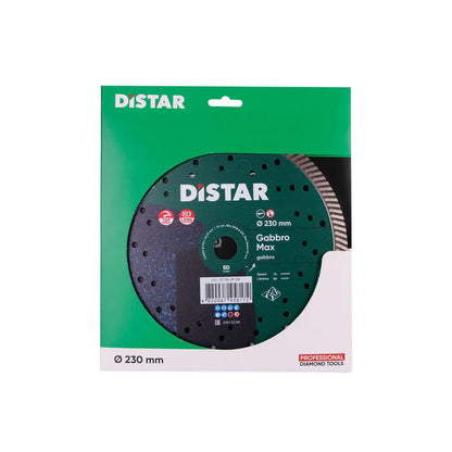 DISTAR GABBRO MAX TURBO 9" DIAMOND BLADE – HIGH-PERFORMANCE CUTTING FOR BLACK GRANITE & STONE