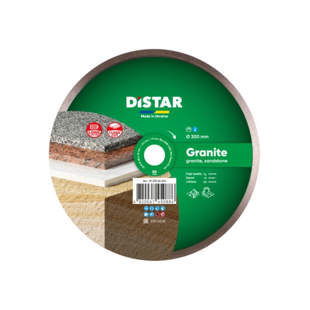 Distar Granite Diamond Blade 4.5″–16″ – High-Speed Wet Cutting For All Granite Types