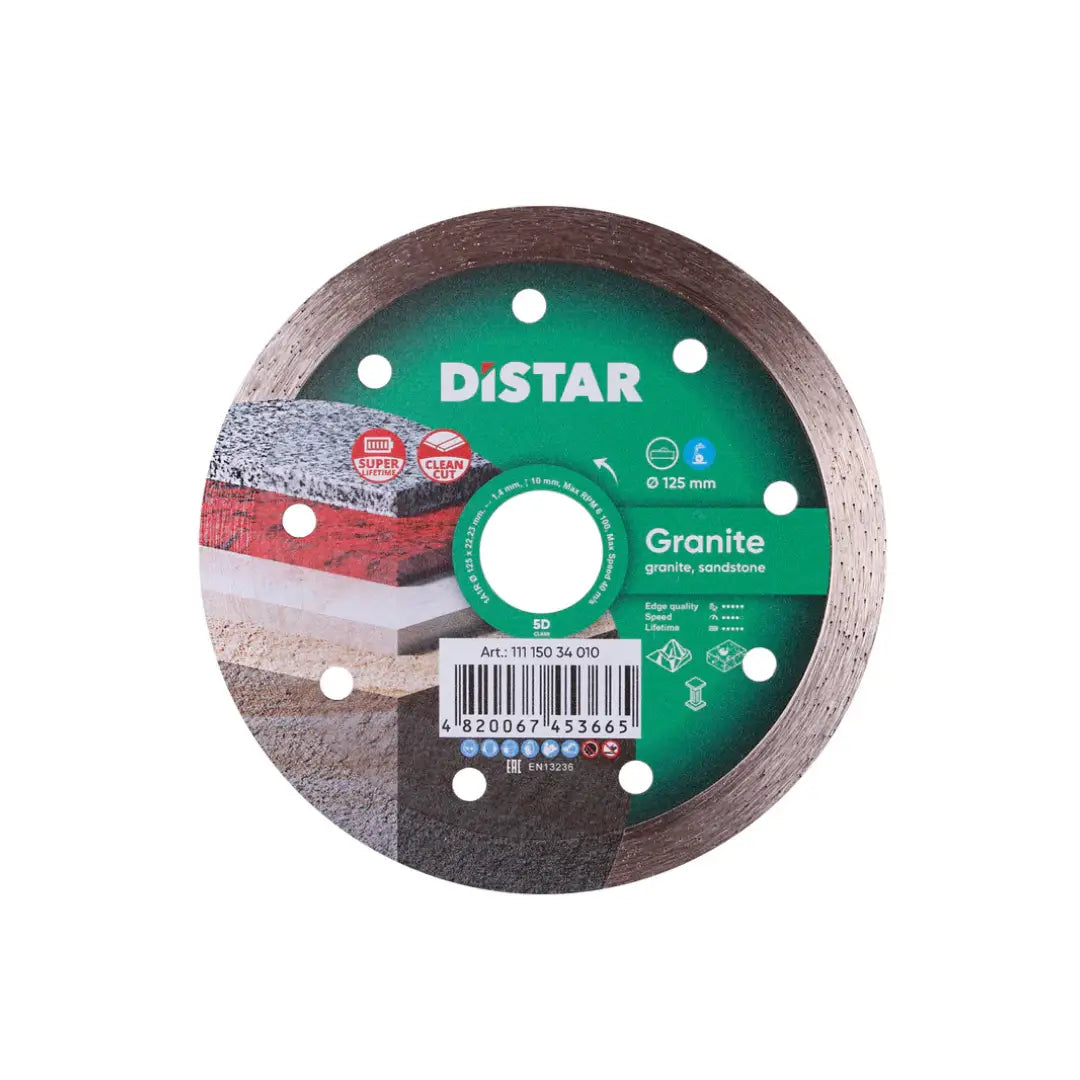 DISTAR GRANITE DIAMOND BLADE 4.5"–16" – HIGH-SPEED WET CUTTING FOR ALL GRANITE TYPES