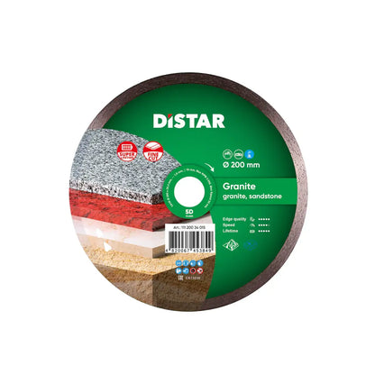 DISTAR GRANITE DIAMOND BLADE 4.5"–16" – HIGH-SPEED WET CUTTING FOR ALL GRANITE TYPES