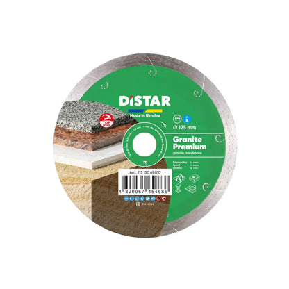 DISTAR GRANITE PREMIUM DIAMOND BLADE 5"–16" – WET CUTTING FOR GRANITE, MARBLE & STONE
