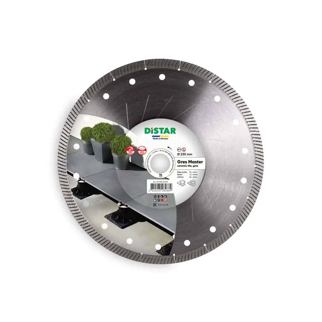 GRES MASTER 9" DIAMOND BLADE – DISTAR HIGH-PERFORMANCE CUTTING FOR 20MM PORCELAIN GRES