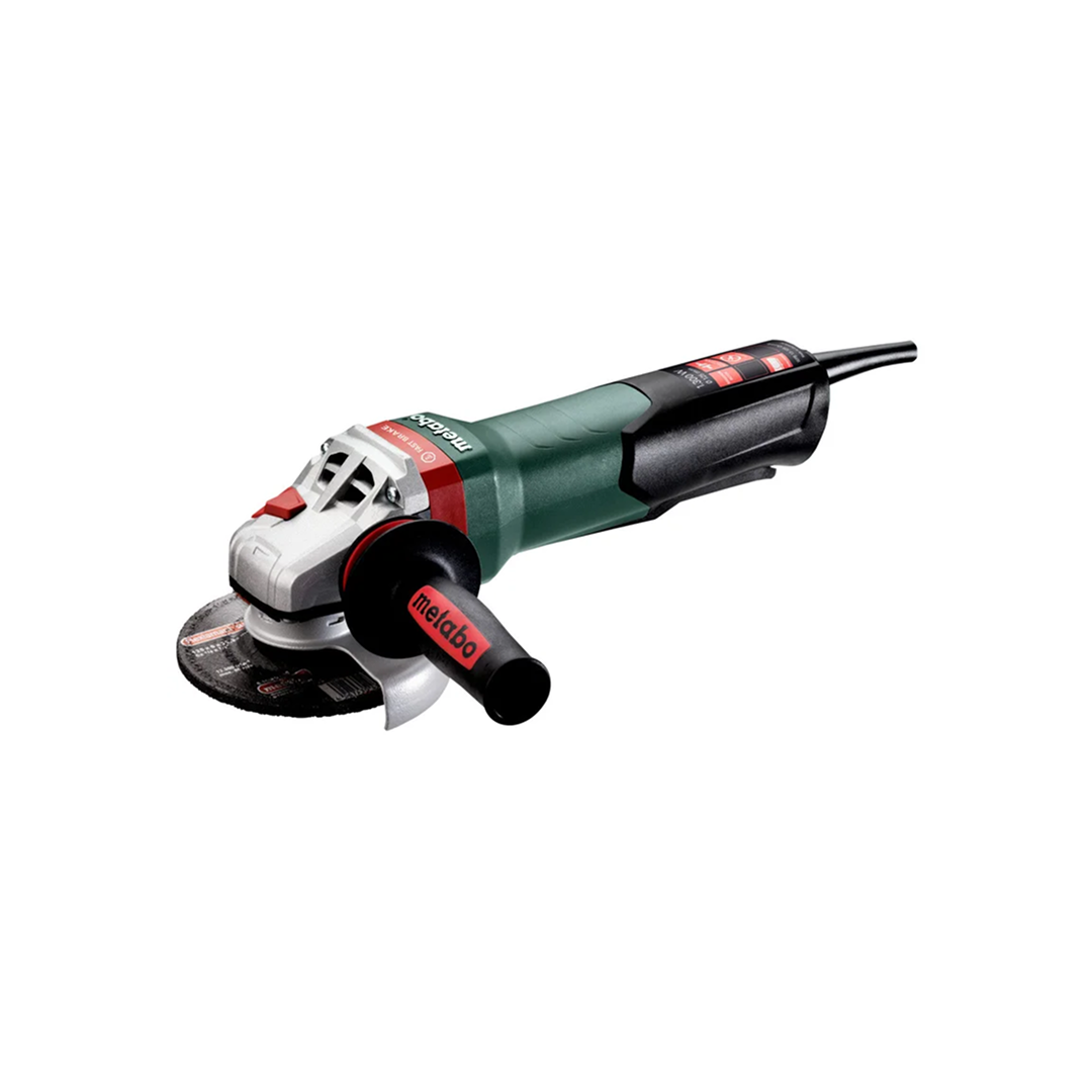 Metabo 600437420 WPB 13-125 Quick DS 4.5″ / 5″ Angle Grinder – 11000 RPM – 12.0 Amps – w/ Non-Locking Paddle Brake Drop Secure