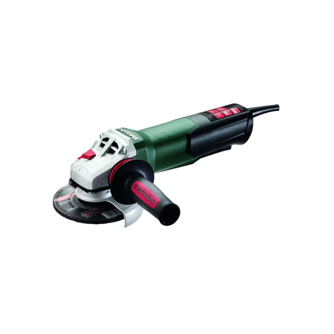 600476420 - Wep 15-125 Quick 4.5" / 5" Angle Grinder - 11,000 Rpm - 13.5 Amp W/Electronics, Non-Lock Paddle