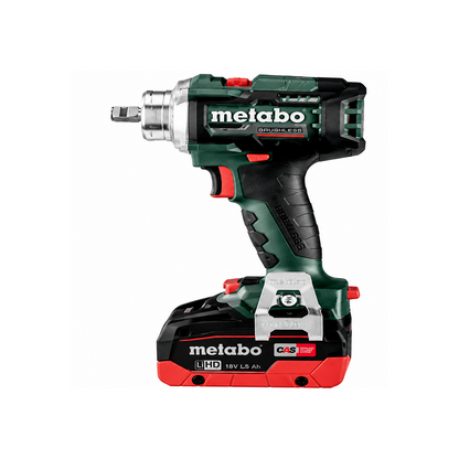 Metabo 603180620 BS 18 LTX-3 BL Q I Metal 18V Brushless 3-Speed Drill/Driver - 0-550/2000/4000 RPM - 1151 in-lbs max - Auto-Tensioning Quick-Change Metal Chuck - Kit w/ ASC 145, 2x 5.5 LiHD Batteries, metaBOX 145 L