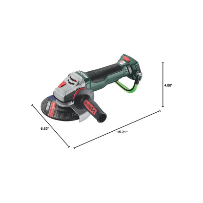 Metabo WPB 18 LTX BL 15-150 Quick DS | 18V Cordless 6-Inch Angle Grinder | Tool Only - No Battery | Paddle Switch | Braking