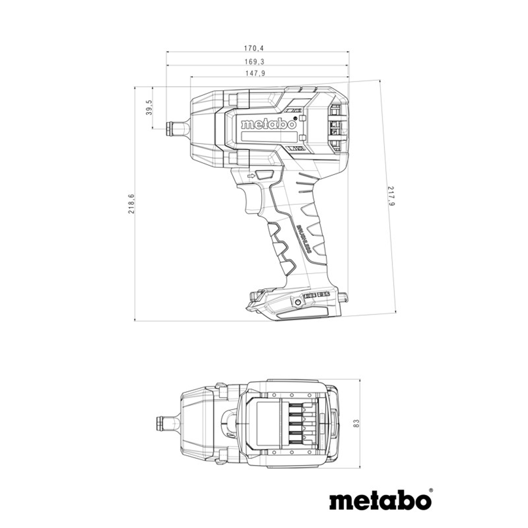 SSW 18 LTX 800 BL (602403840) Cordless Impact Wrench