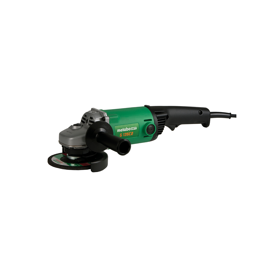 5 Inch 11 Amp Rear Handle Non-Locking Trigger Switch Angle Grinder