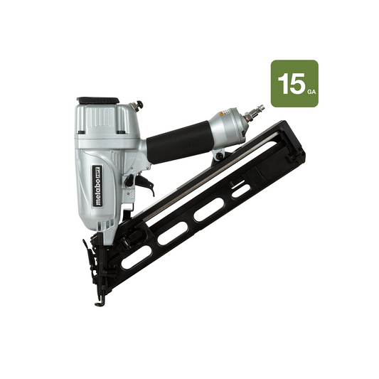 2-1/2 Inch 15 Gauge Angled Finish Nailer with Air Duster