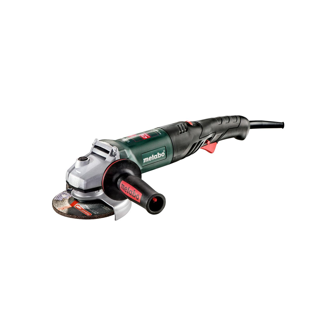 Metabo - WEV 1500-125 RT - 5" Variable Speed Angle Grinder - 3, 500-11, 000 Rpm - 13.2A W/Lock-On, RAT Tail (601243420 1500-125 RT), Performance Grinders, 4.5"/5"