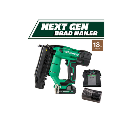18V MultiVolt™ Brushless 18-Gauge Compact Brad Nailer (1x2.0Ah)