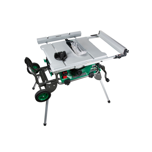 10 Inch Table Saw with Fold and Roll Stand