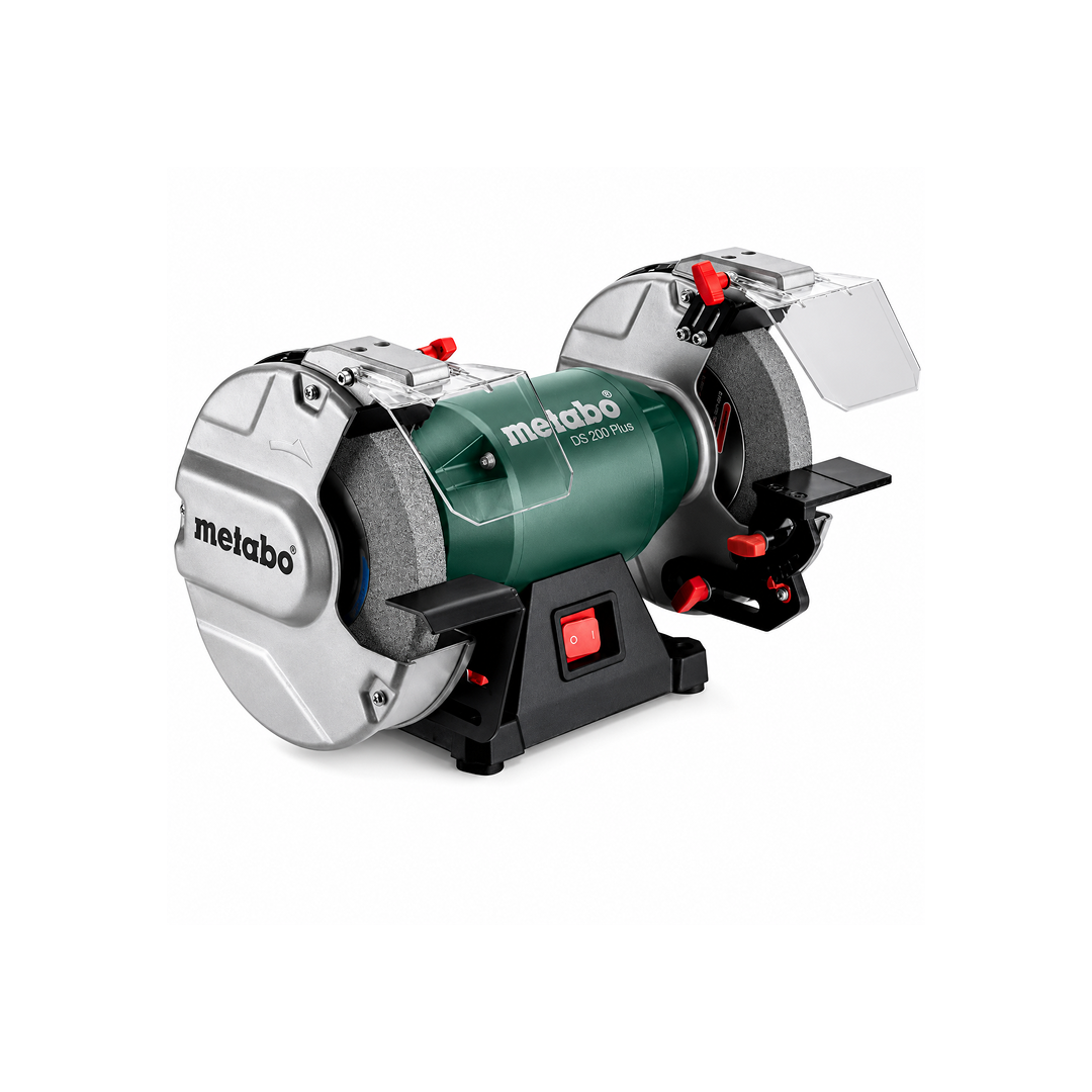 DS 200 Plus 8" Bench Grinder - 3,600 RPM - 5.0 AMP - Integrated LED