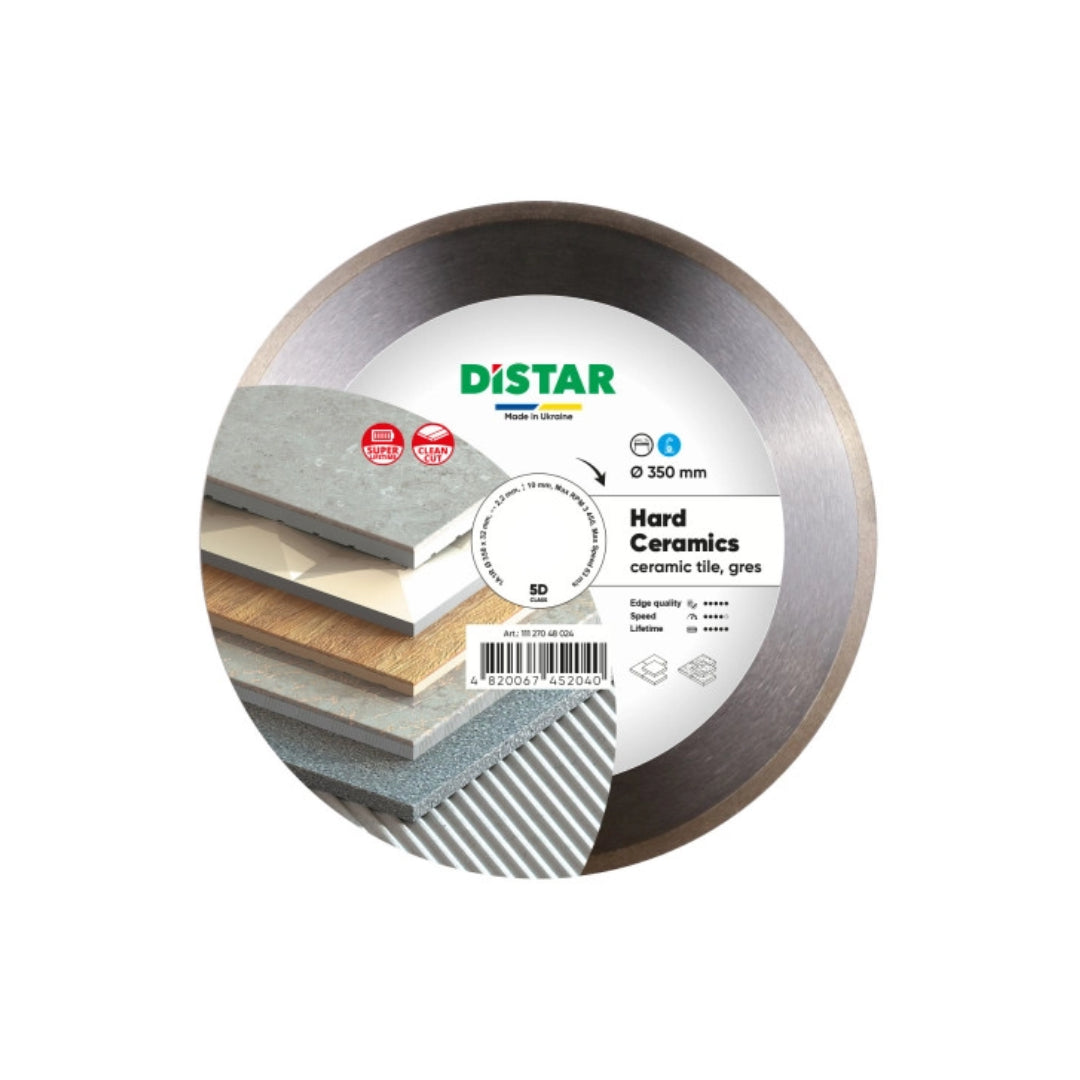 Distar Hard Ceramics Diamond Blade 4.5″–16″ – Clean Tile & Porcelain Cuts