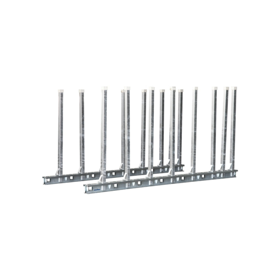 WEHA BUFFALO SLAB RACK 2-10' RAILS, 16-60" SQ POLES