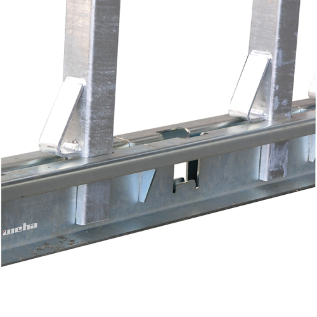 WEHA BUFFALO SLAB RACK 2-10' RAILS, 16-60" SQ POLES