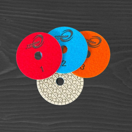 TYPHOON ES WHITE RESIN 3 STEP PAD