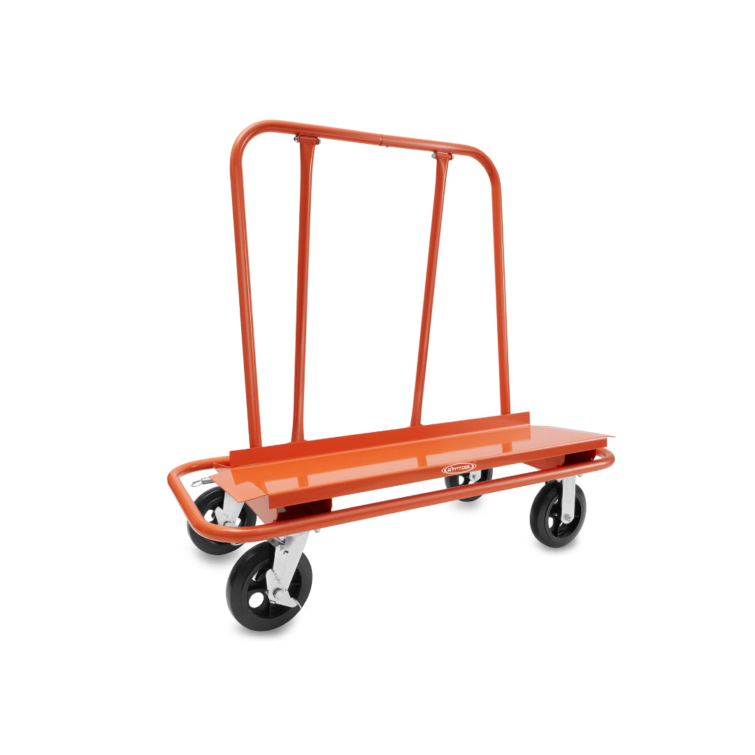 NON-WELDED STONE SHOP CART 2 SWIVEL WHEELS, 2 FIXED WHEELS