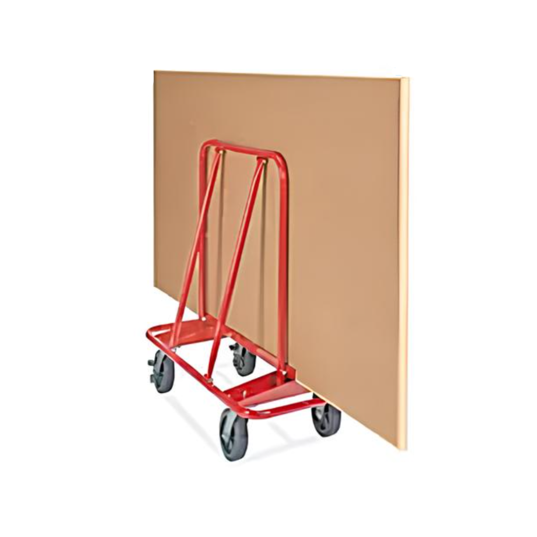 12" DRYWALL SHOP CART WITH RUBBER WHEEL (WELDED, 2 SWIVEL WHEEL)