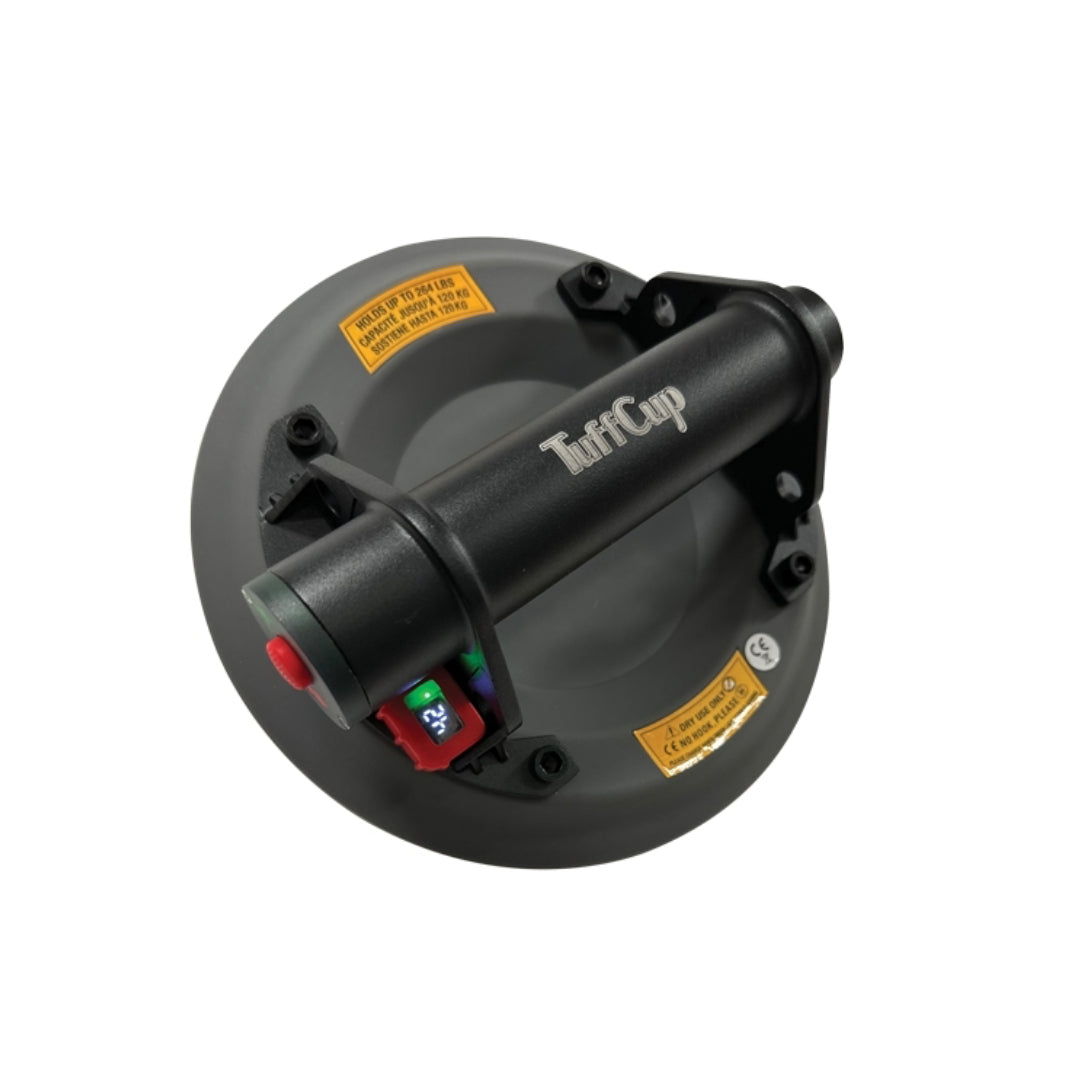 8" TUFFCUP TITAN BATTERY POWERED VACUUM CUP