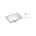 1813 | Rectangular Undermount Porcelain Bathroom Sink