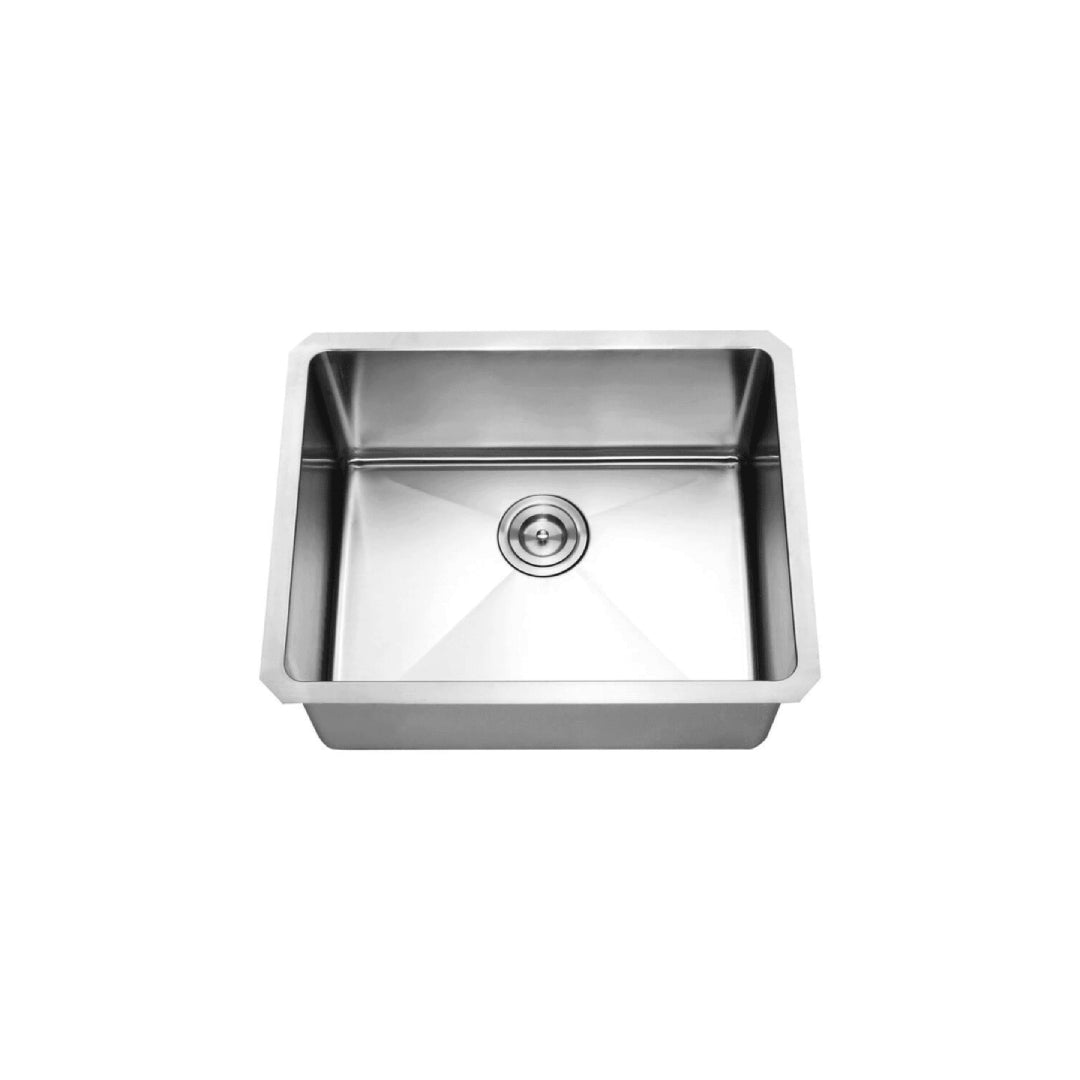 L-UZ101X / 822528 HANDMADE R10 SINGLE BOWL 18G S/STEEL HIVE SINK 9" DEEP 23X18