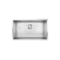 LUVUL 30-INCH UNDERMOUNT 16G R10 COMPACT RADIUS WITH SPEEDY DRAIN TECHNOLOGY KITCHEN SINK STAINLESS STEEL SINGLE BWL 198793