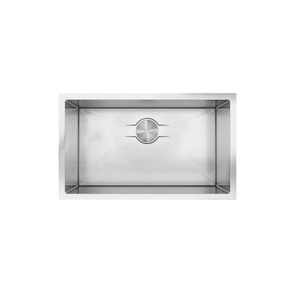 LUVUL 30-INCH UNDERMOUNT 16G R10 COMPACT RADIUS WITH SPEEDY DRAIN TECHNOLOGY KITCHEN SINK STAINLESS STEEL SINGLE BWL 198793
